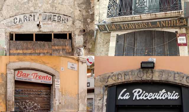 Le silenziose insegne dei negozi scomparsi: simbolo di una Bari che non c'� pi�